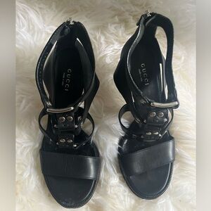 Authentic Vintage Gucci Tom Ford era sandals/high heels shoes all leather